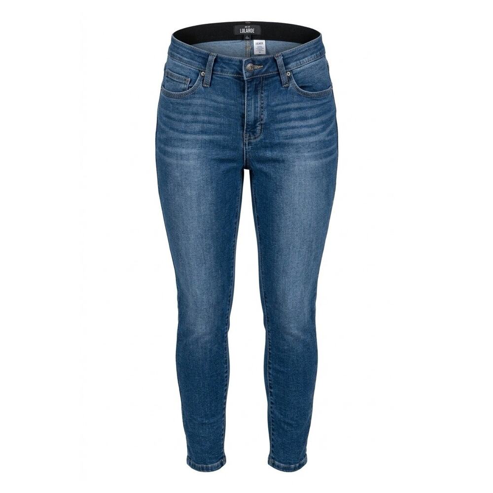 LuLaRoe Womens Stretch Denim Blue Jeans Size 30